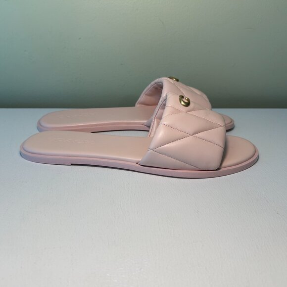 Coach Holly Quilted Leather Sandal - Picture 5 of 14
